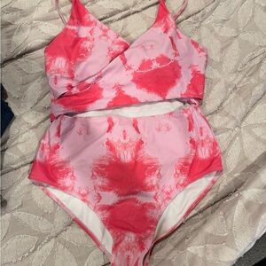 Pink Tie-Dye Swimsuit (XL)